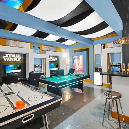Epic Family Villa With Themed Rooms Private Pool & Game Room